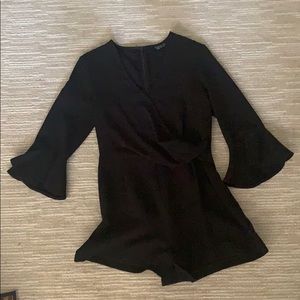 Long Sleeve black romper